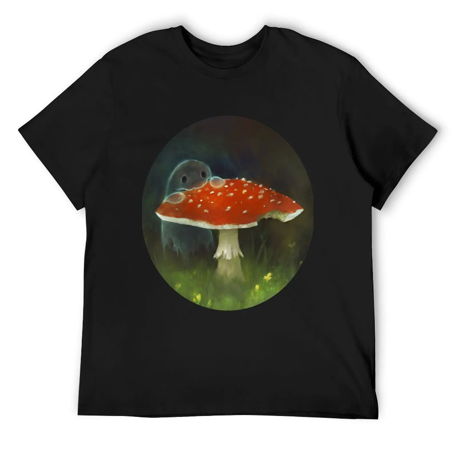 

Mushroom Eater T-Shirt street wear man clothes customs blue lock shirts graphic tee men