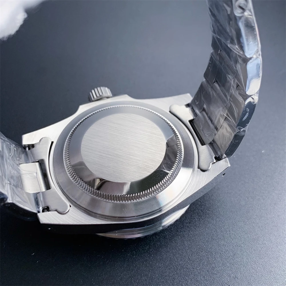 Retro stainless steel case watch band for NH35 NH36 Alec sapphire modified watch accessories