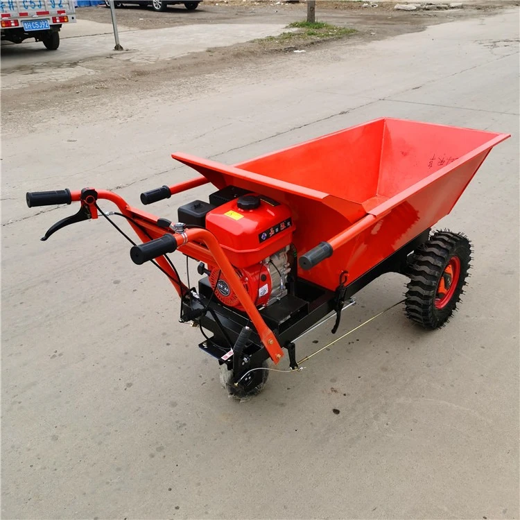 Uphill trolley, construction site transportation dump truck, agricultural dung trolley