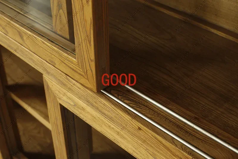 Vintage Solid Wood Floor Home Bookcase