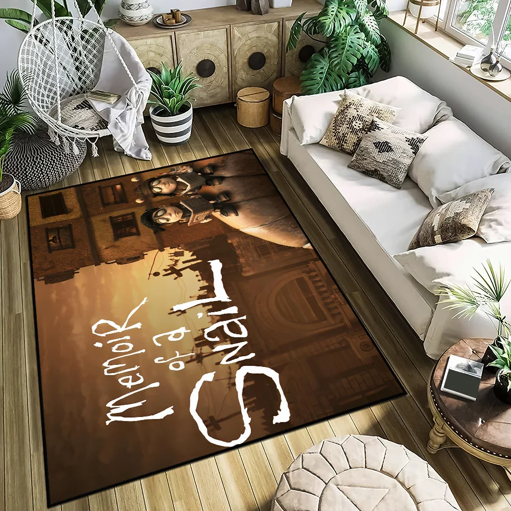 أنيمي مضحك مذكرات الحلزون السرير المطبخ حمام المعيشة المنزل منزل غرفة نوم الكلمة حصيرة ممسحة كبيرة السجاد البساط الديكور #3