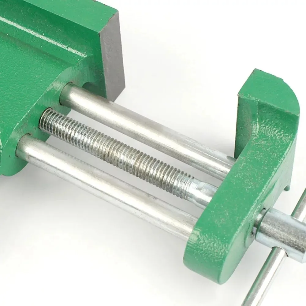 Woodwork Metal Table Vise Vice Desktop Fixture Tool with Double Track for Firm Grip and Small Part Holding Woodwork