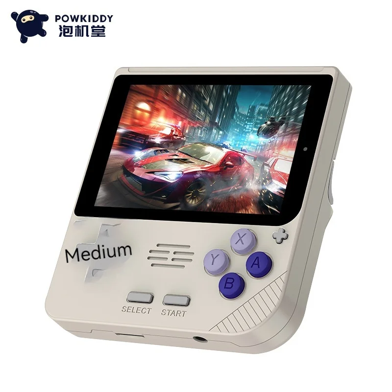 Powkiddy V10 Retro 3.5 Inch Mini Handheld Game Console Gba Ips Screen 480*320 Rk3326 Open Source System Children Christmas Gift