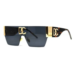 Nieuwe 2024 Luxe Designer Vierkante Zonnebril Vrouwen Mode Trendy Punk Zonnebril Dames Gradiënt Tinten Brillen Oculos Uv400