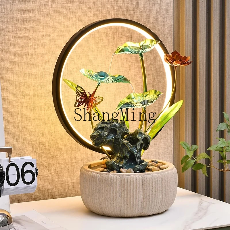

SM flowing water ornament circulating water living room desktop office TV cabinet decoration new home gifts