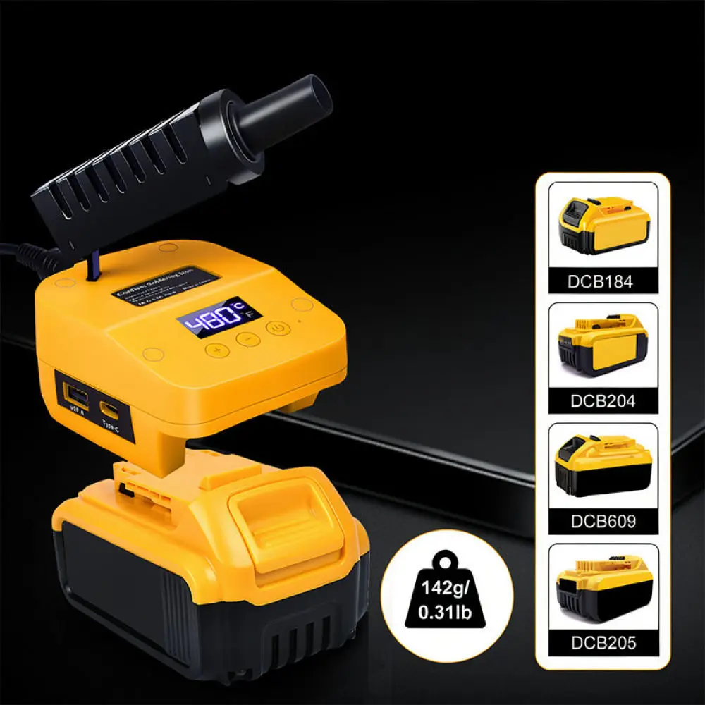 Wireless Welding Station For Dewalt For Milwaukee For Bosch Battery USB Type C Electronic Maintenance Solder Iron