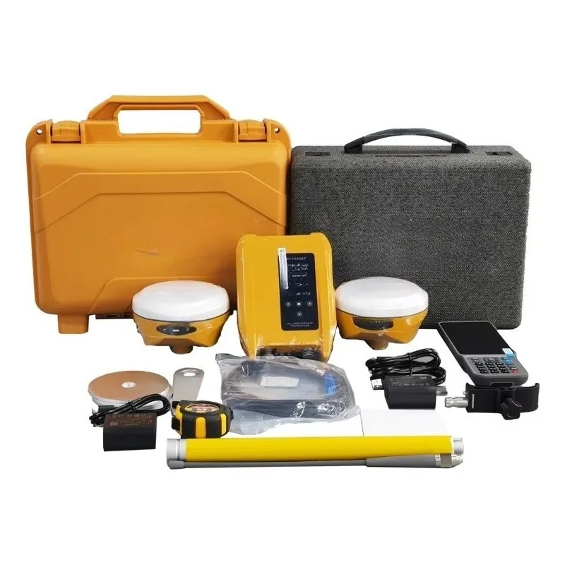 HI TARGET V300 Base Rover Gnss Rtk Dual Frequency Gnss Gps Rtk Surveying Instrument Differential Gps Rtk With Permanent Code