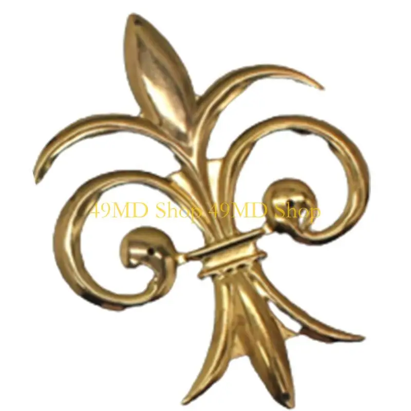 

49MD Portable Crown Pendant Jewelry DIY Beads for Girl Baroque Pendant Decor