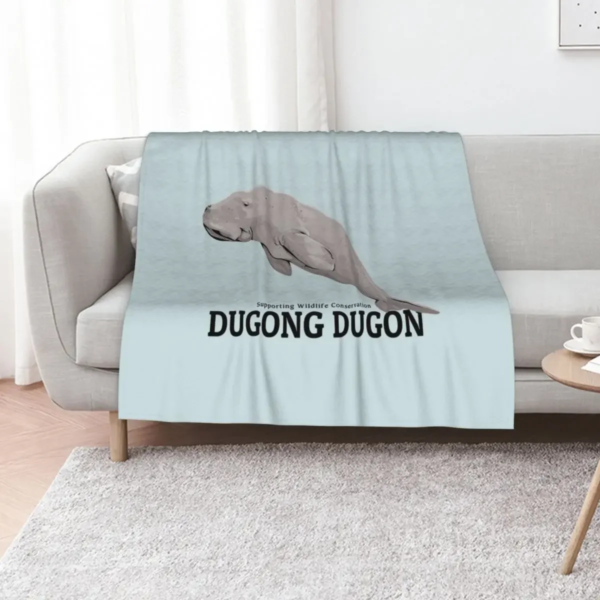 

Dugong Dugon Conservation Throw Blanket Sofa Throw Decorative Sofas christmas gifts For Baby Blankets