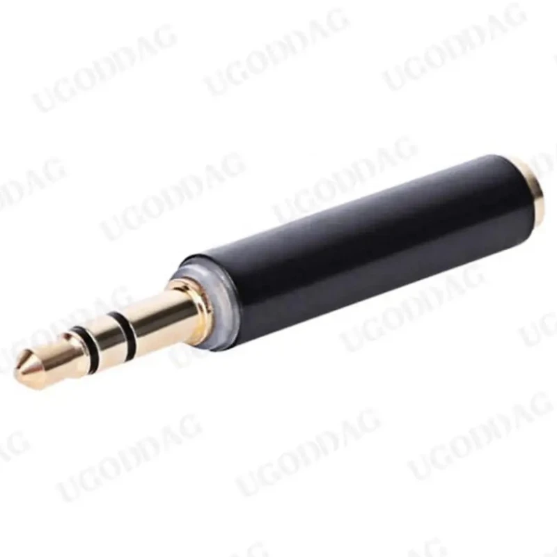 Gold Plated 3.5mm Audio Adapter Converter TRS Male to Female TRRS Stereo 3 Pole to 4 Pole Adapter Audio Connector for Microphone