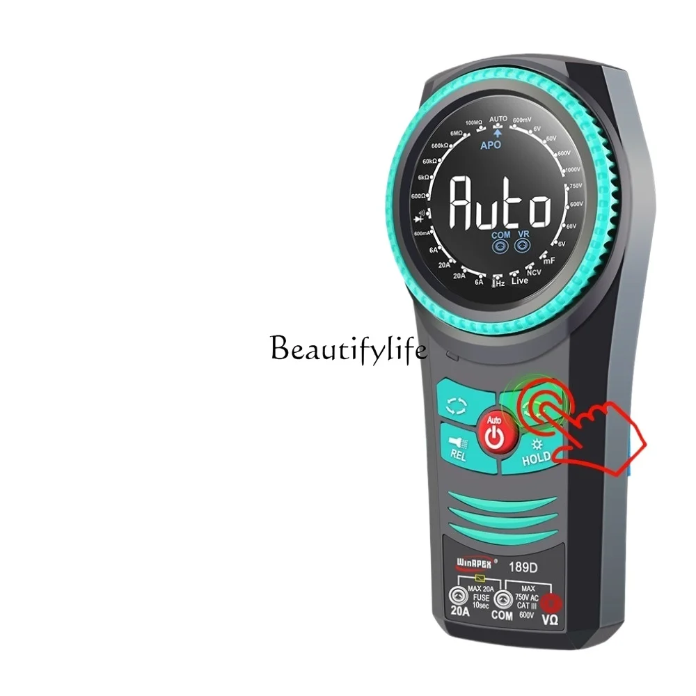 

*Portable rotary dial intelligent digital multimeter 6000 counts AC/DC voltage