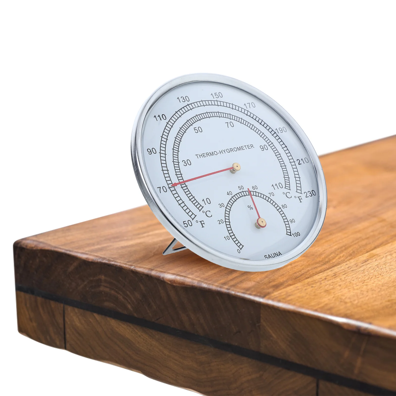 عالية الدقة ساونا ميزان الحرارة الرطوبة عرض كبير دائم موثوقة المنزل ساونا الملحقات داخلي مقياس الرطوبة البخار