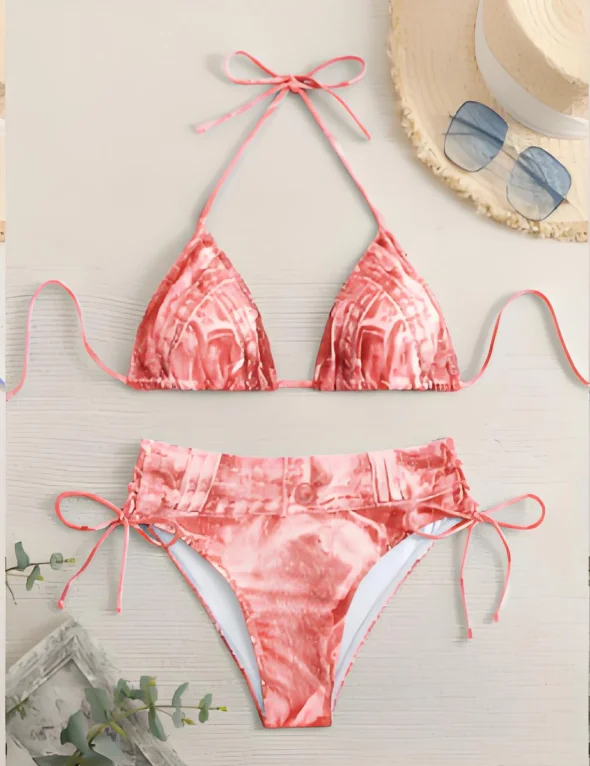 ملابس سباحة أنيقة مكونة من قطعتين - ملابس سباحة نسائية وملابس سباحة نسائية | ملابس عطلة المنتجع #4