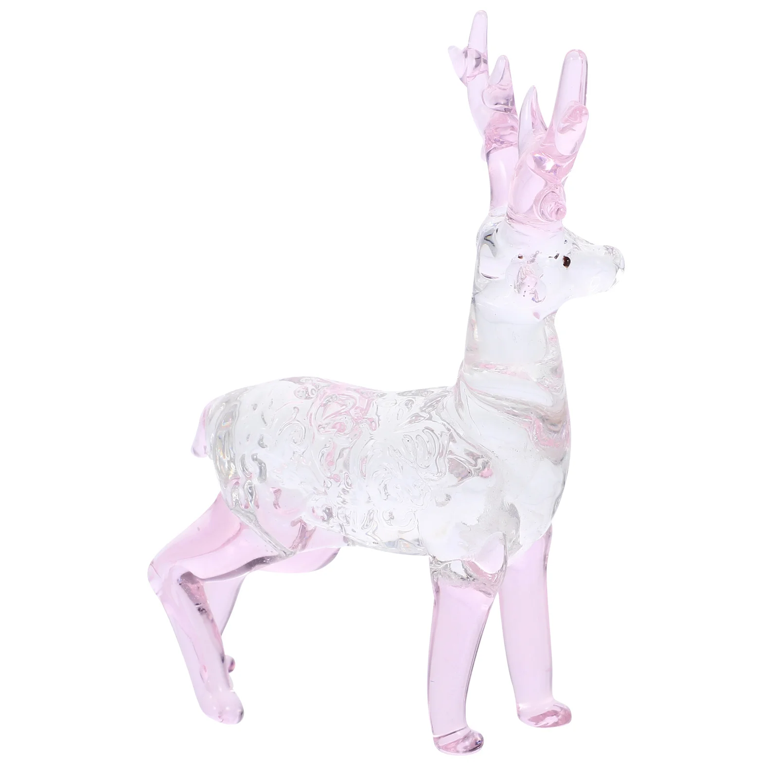 

Deer Sculpture Animal Creative Crystal Crafts Ornaments Cottage Decor Stone Statue Figurines Home