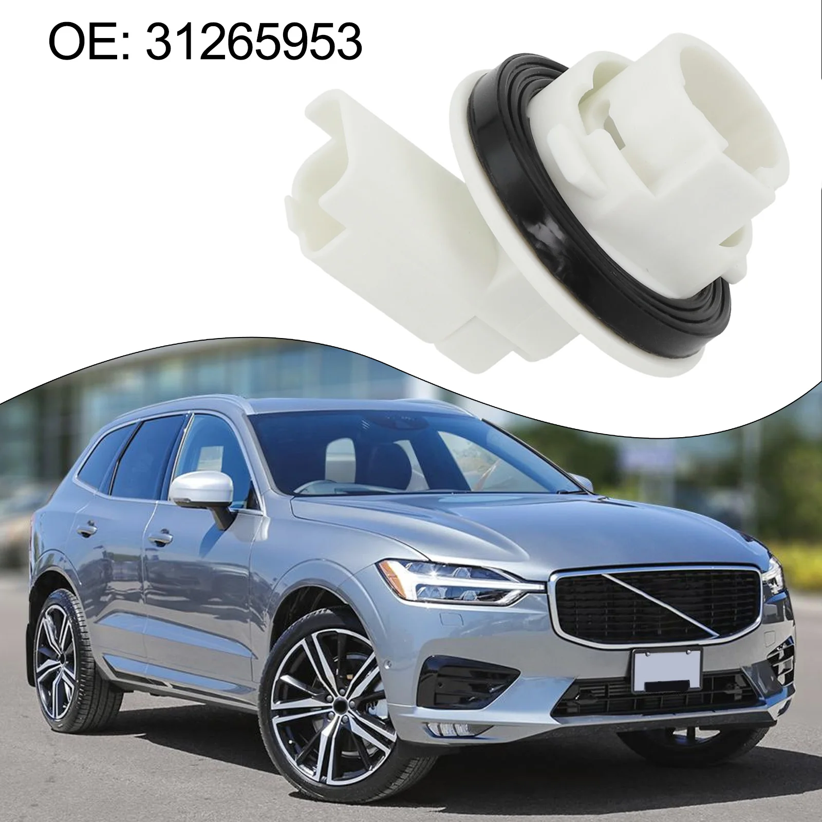 31265953 Fog Light Bulb Lamp Holder Socket 2Pin For Ford For Volvo XC60 Bulb Socket Car Part Accessories