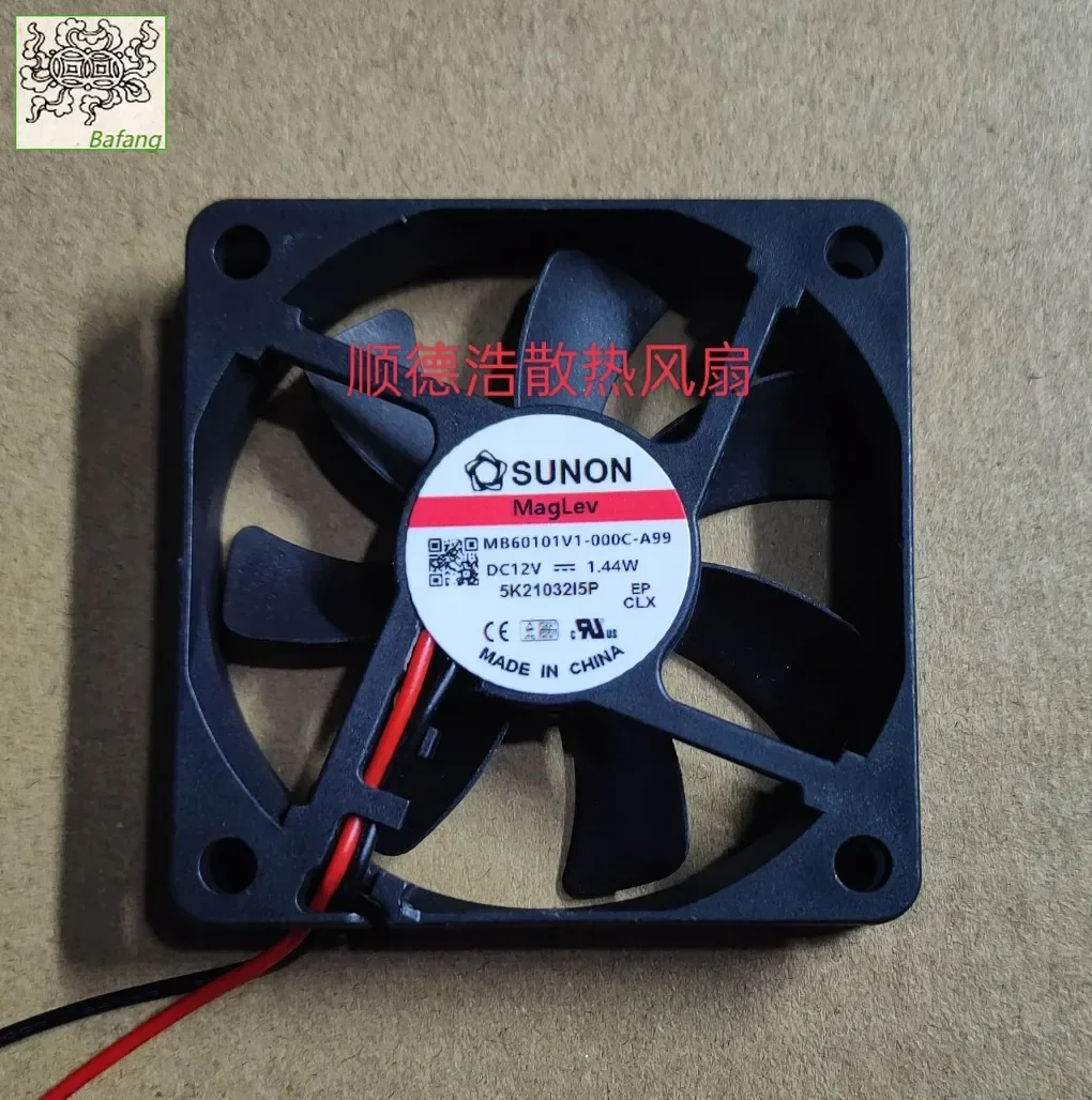 

Ltsf For SUNON MB60101V1-0000-A99 DC 12V 1.44W 60x60x10mm 2-Wire Server Cooling Fan