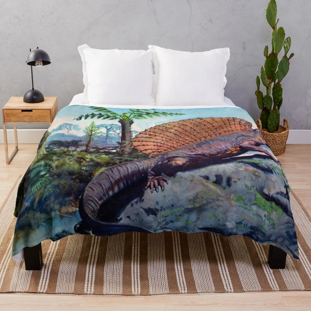 CARNIVORE THEROPODS DINOSAURS DIMETRODON TYRANNOSAURUS GALLIMIMMUS GIGANOTOSAURUS MEGALOSAURUS RAPTOR VELOCIRAPTOR Throw Blanket