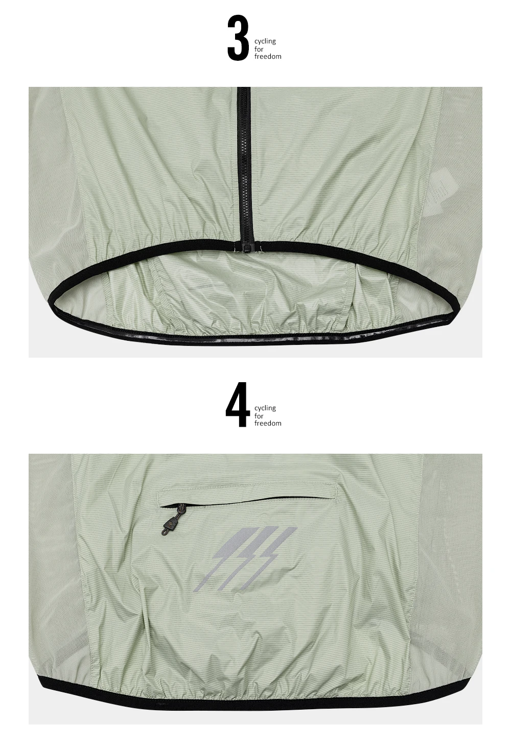 Santic Fahrradjacken Sommer Fahrradjacken Windjacke Reiten Outdoor Sonnenschutz Reitausrüstung – Detail 8