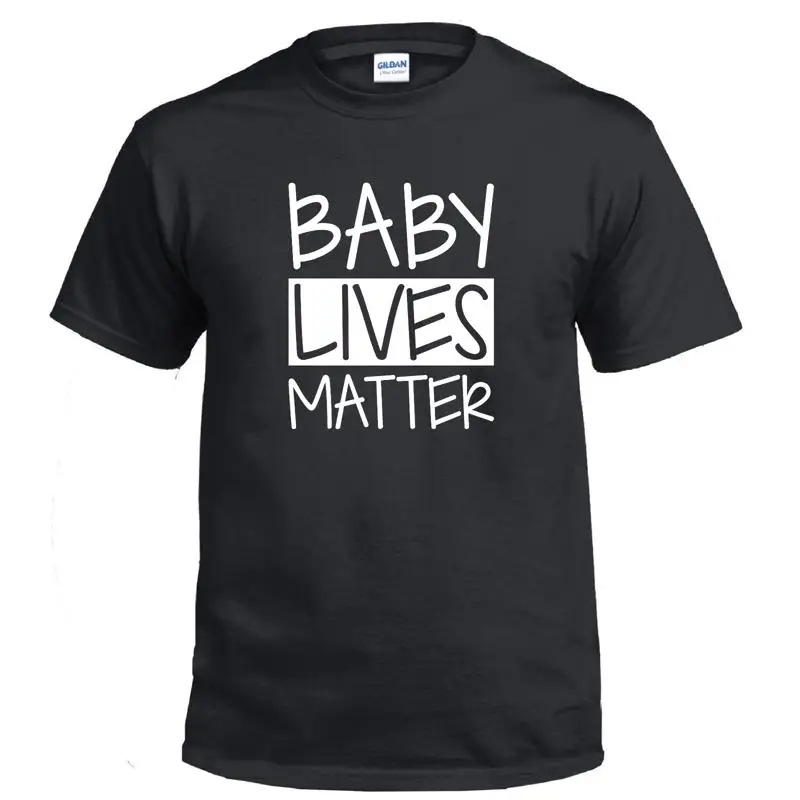 Baby Lives Matter Pro Life Anti Abortion Conservative Cotton T shirt