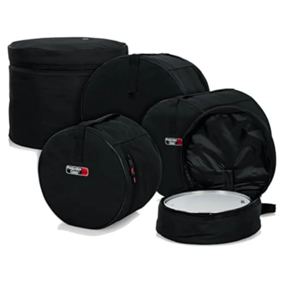 

Cases Protechtor Series 5 Pcs Padded Drum Bag Set for Kits; 22" Kick, 12", 13", 16", 14" GP--100