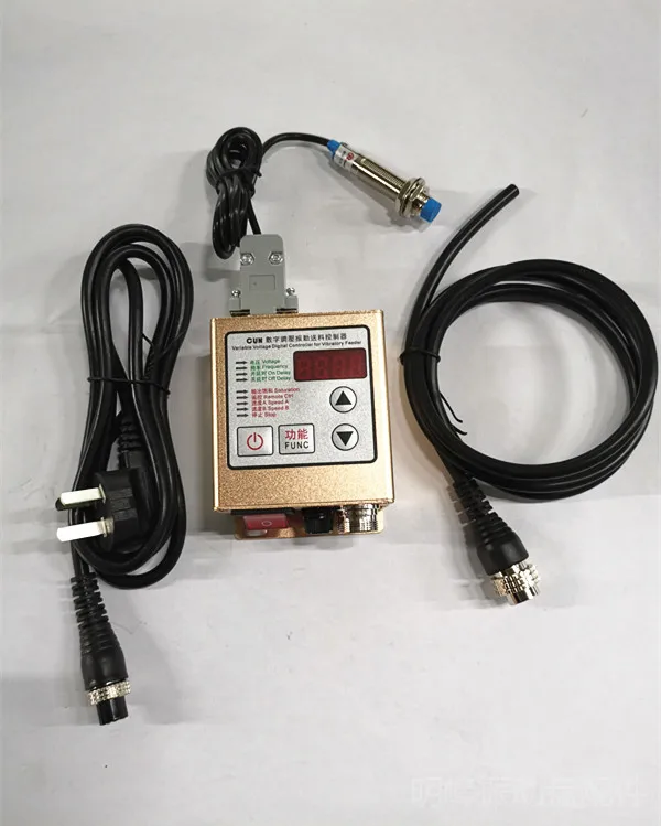 Imagem -02 - Regulador de Pressão Digital Controlador de Alimentação de Vibração Material Controlador de Disco de Vibração Parada Completa Ac220v Sdvc20-s
