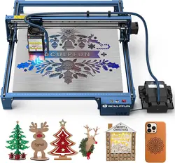 SCULPFUN S30 PRO MAX /S30 PRO/S30 20W Laser Engraver with Automatic Air-assist System Engraving Machine 410x400mm Engraving Area