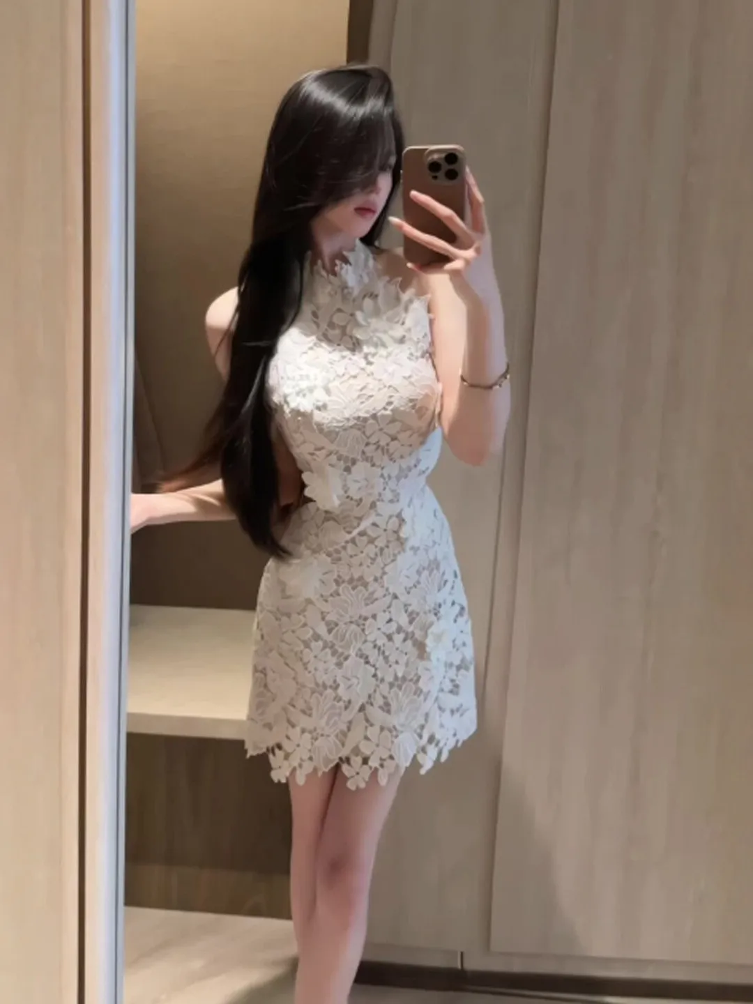 

Unique Lace Trim Short Dress Sexy Bandage Skirt Wrap Body Unique Style Cotton Blend Summer Dress for Women Girls