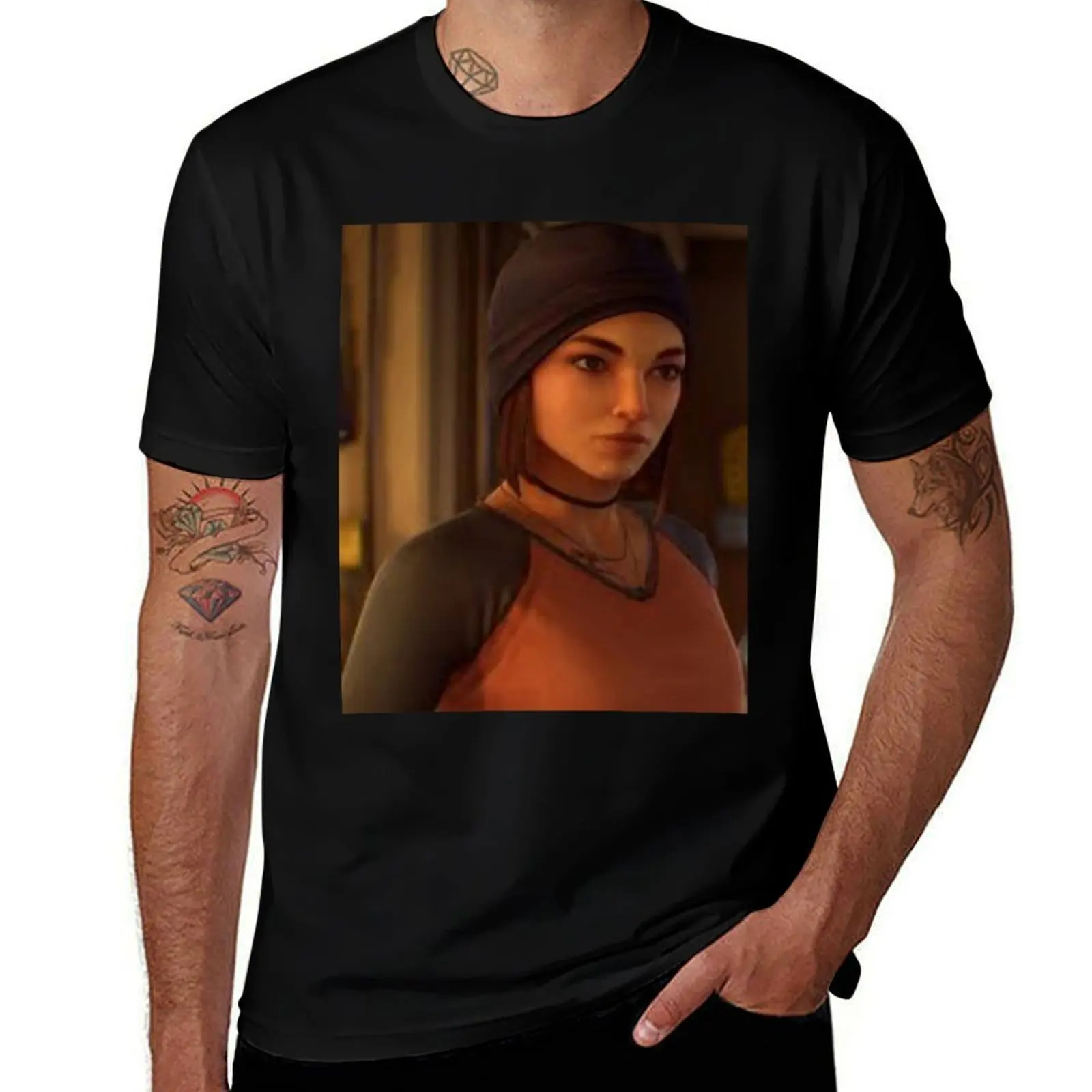 

life is strange Steph gingrich T-Shirt t shirts for man slim fit t shirt man casual T-Shirt