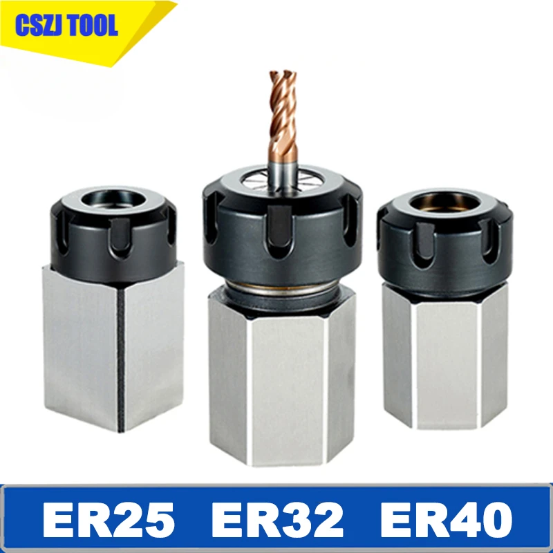 Square hexagonal ER25 32 40 UM5C fixture milling machine collet clamping sleeve Square/hexagonal sleeve