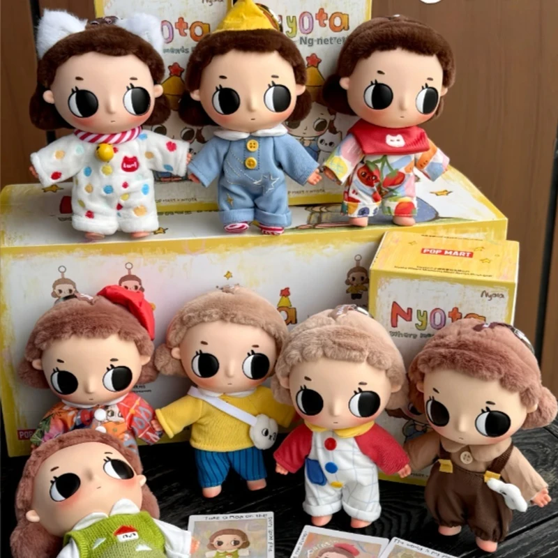 

New Genuine Pop Mart Nyota Where Moments Meet Series Blind Box Kawaii Anime Figure Home Decor Mystery Box Girls Birthday Gift