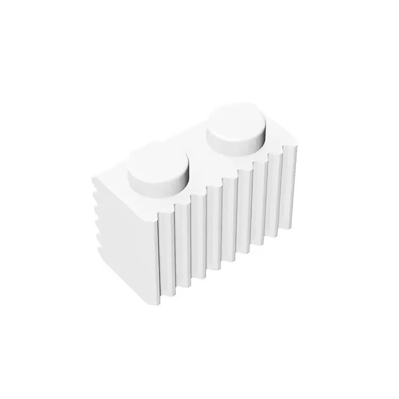 50pcs 2877 Modified 1 x 2 with Grille Fluted Bricks Collections Bulk Modular GBC Toys For Technical MOC DIY Building Blocks Comp