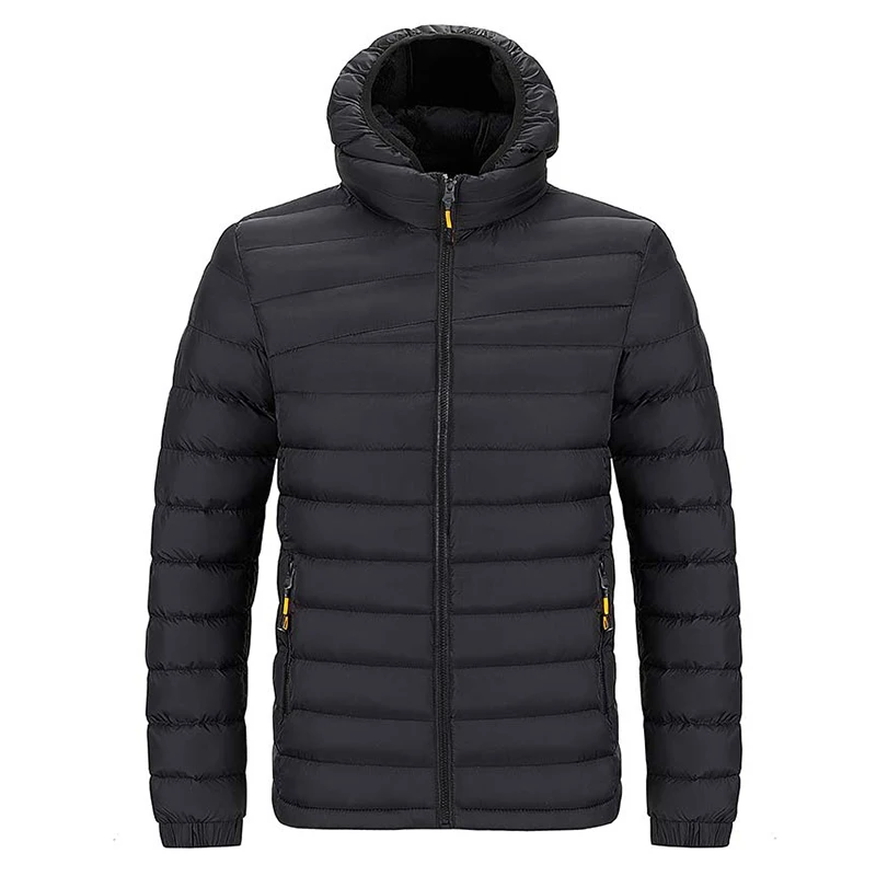 Mannen Mode Parka 'S Herfst Winter Heren Dikke Warme Waterdichte Capuchon Parka Jas Man Casual Merk Winddichte Jassen Man