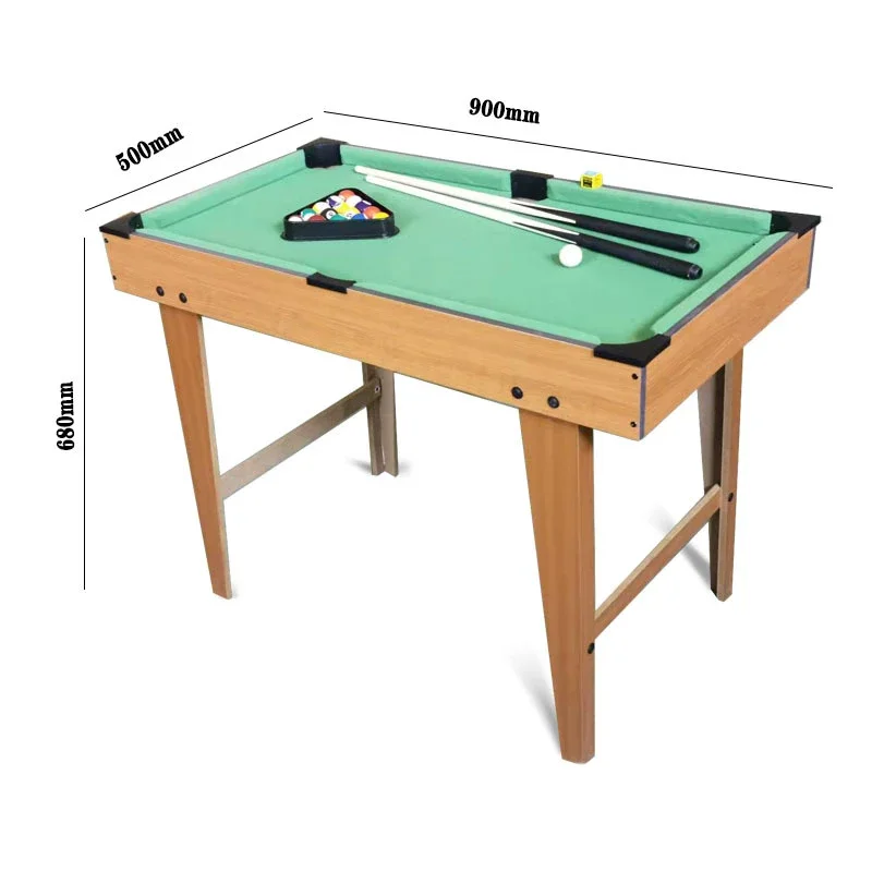 Customized Professional Wooden Mdf Billiard Table 90cm High Feet Mini Pool Table Games For Adults Home Use