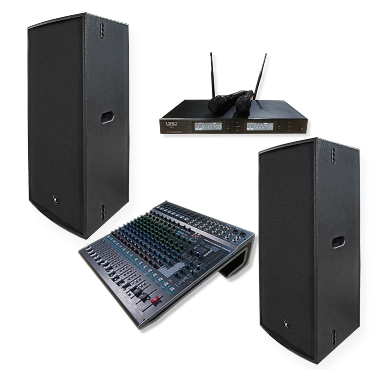 VT5152/QU-16/LS680U Set sistem Studio rekaman musik profesional ruang konferensi Audio ruang dansa Speaker khusus kelas