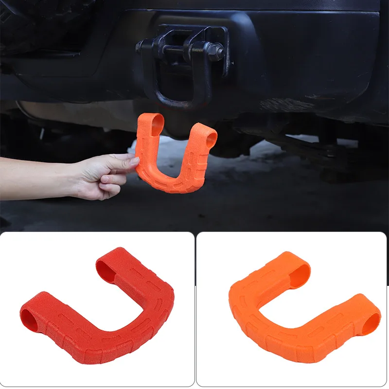 

TPE автомобильный задний прицеп, железный фаркоп, спасательный задний крюк для прицепа, защитный декоративный крючок для Hummer H3 2005-2009, аксессуары