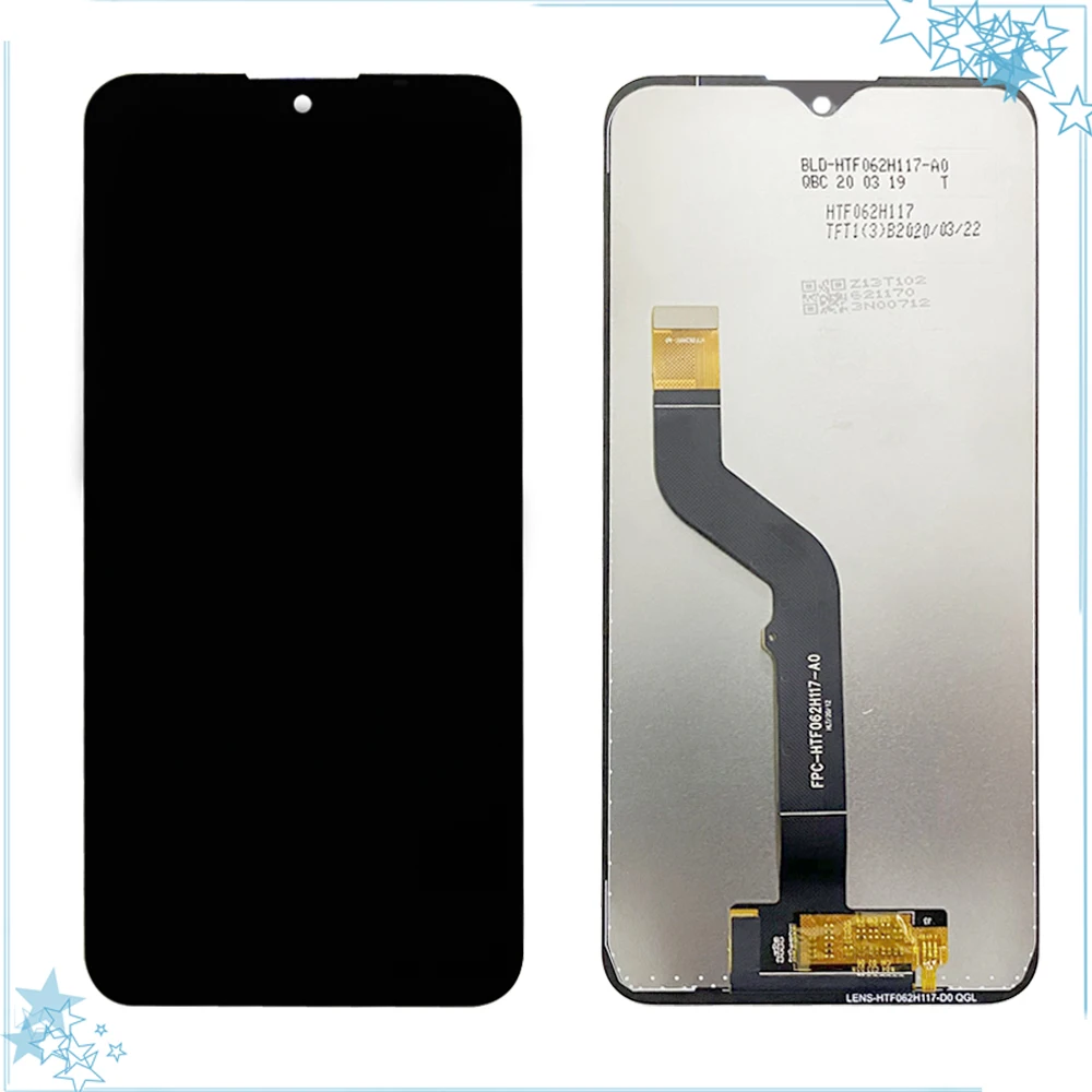 

6.2NEW Black For Wiko Y81 LCD Display And Touch Screen Digitizer Assembly Spare Parts Mobile Phone Screen Replacement Accessory