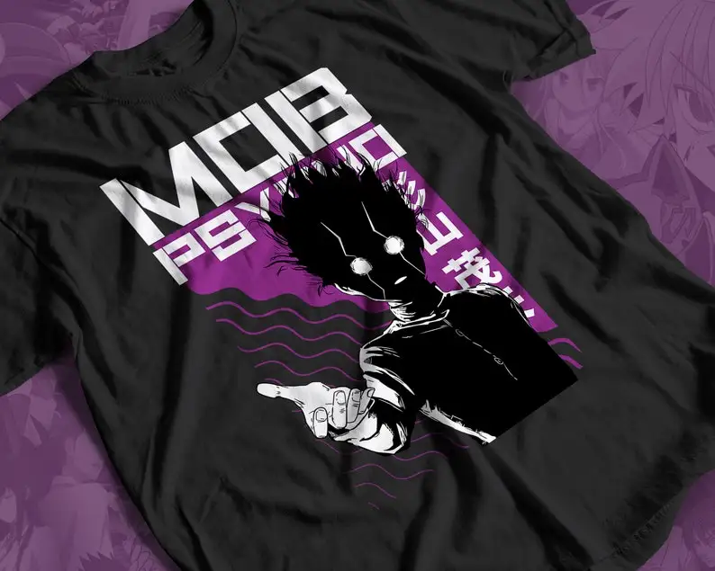 

Psycho Helmet T-shirt Unisex, Mob Psycho , Graphic Anime Tee, Manga Shirt,