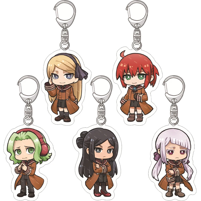 55MM Anime Die Braut des Magiers ‌   Figur Chise Hatori Elias Ainsworth Angelica Varley Seidiger Acryl-Schlüsselanhänger Kawaii ‌   Geschenke