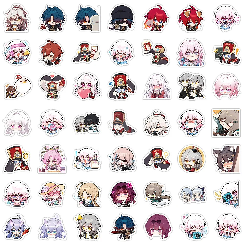 10/30/50/100pcs Anime Cartoon Honkai: Star Rail Cute Stickers Decals Laptop Motorcycle Phone Car Luggage Decoration Sticker Toys