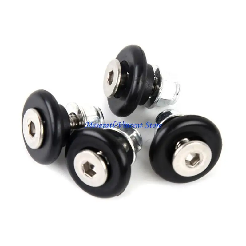 A70F 4Pcs High-performance Base Pad Plastic Cushion for Motorcycles Rear Luggage Case