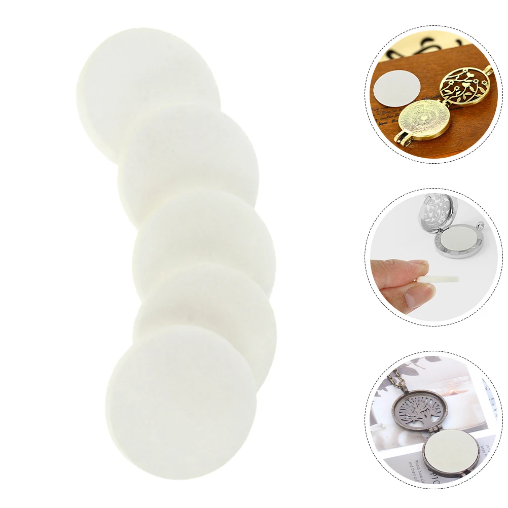 

150pcs Aroma Diffuser Pads Essential Oil Cotton Refill Pendant Car Home Air Freshener Scents Deodorizer Vent Clip