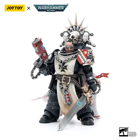 JOYTOY Warhammer 40k 1/18 Actionfigurer Black Templars Marshal Baldeckrath 10 best sales figurmodell - №5