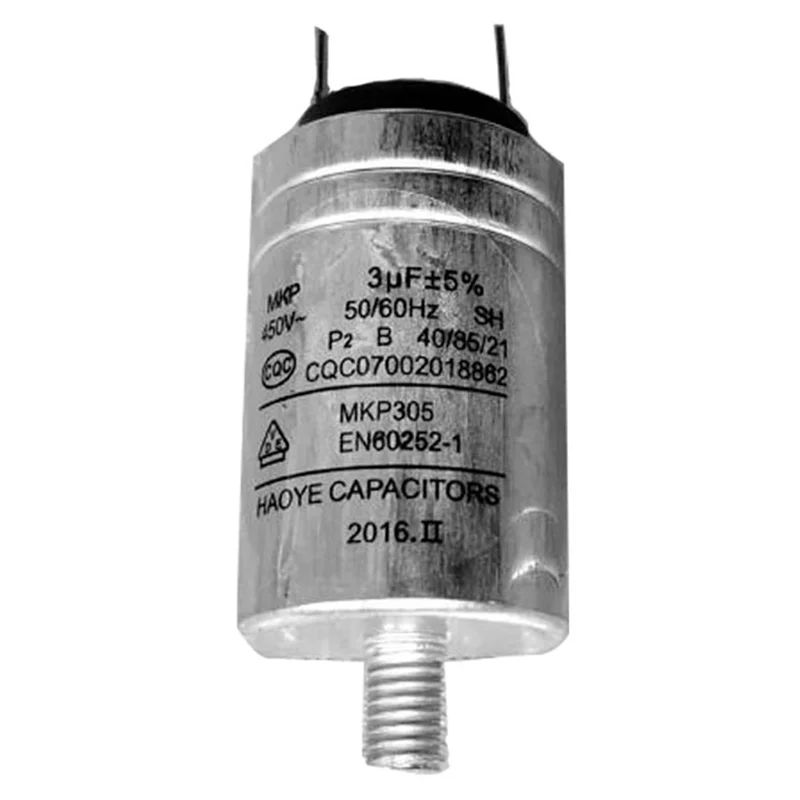 -A89Z Dishwasher Parts Aluminum Housing Capacitor MKP-3UF 450VAC