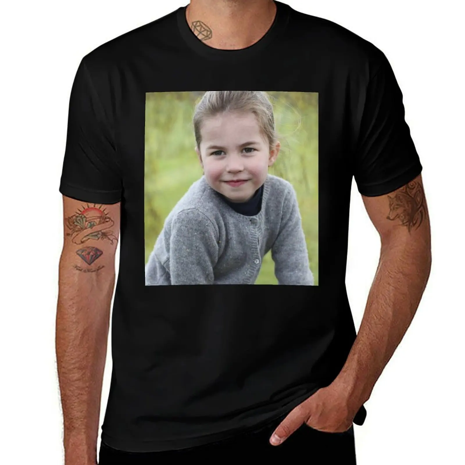 

Princess Charlotte - Fourth Birthday T-Shirt Breathable Sportswear T-Shirt for Men