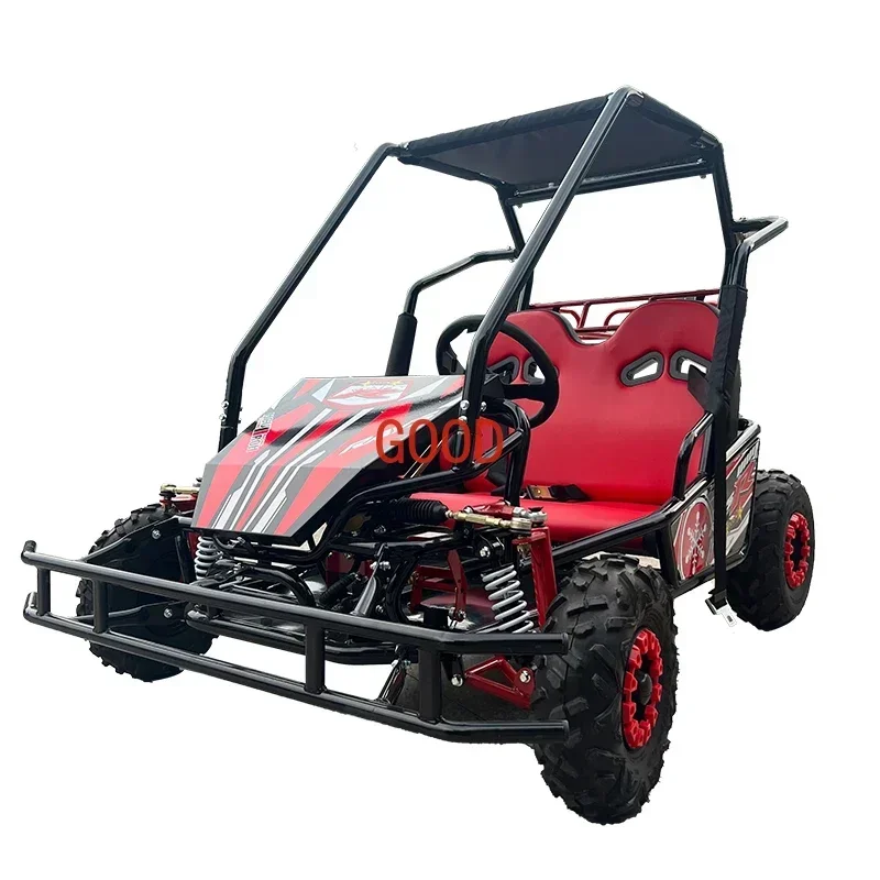 

Двойной электрический внедорожный стальной трубчатый автомобиль UTV, детский живописный пляжный автомобиль для аренды