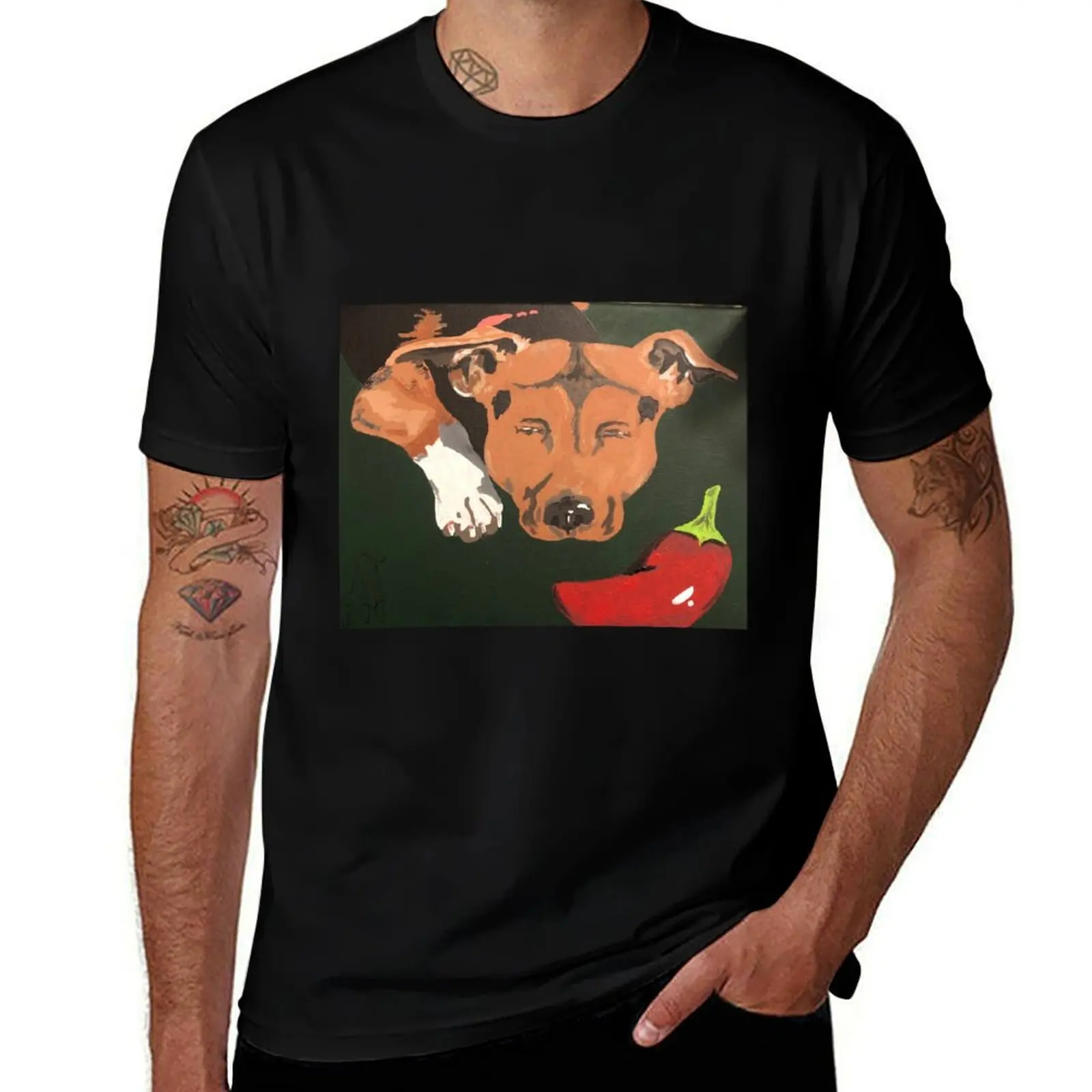 The Spicy Chilli T-Shirt Sweat Absorbing Sports Tee Shirt T-Shirt
