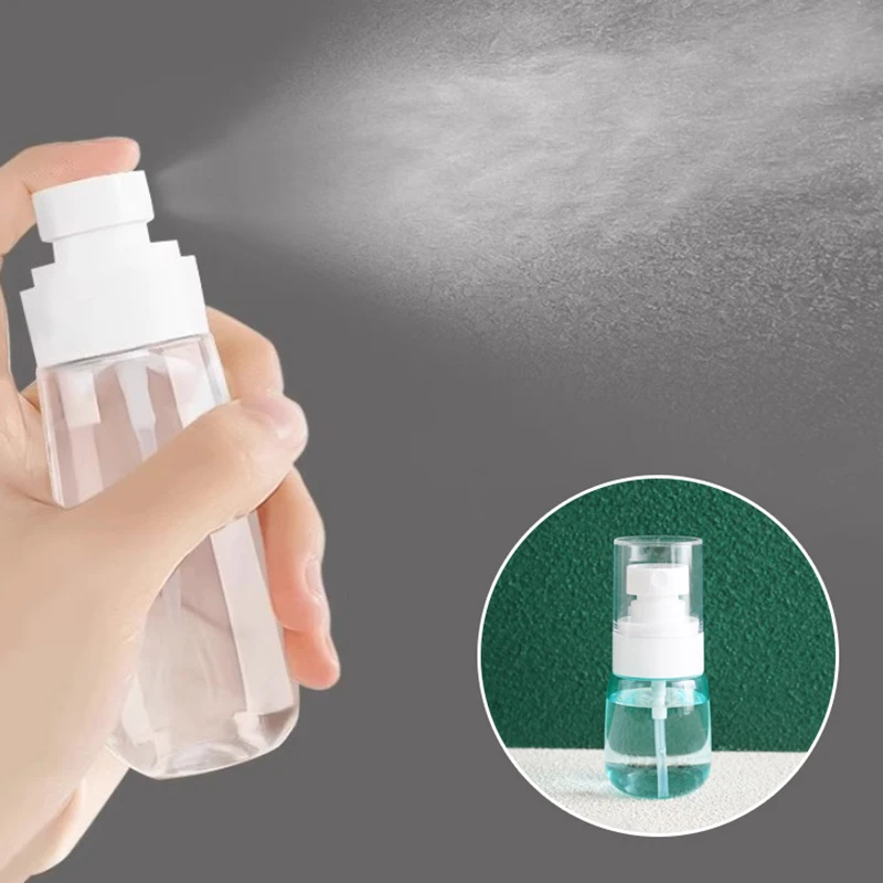 Portable 30/60/100ml Refillable Bottles Transparent Plastic Perfume Atomizer Mini Empty Spray Bottle Travel Accessories