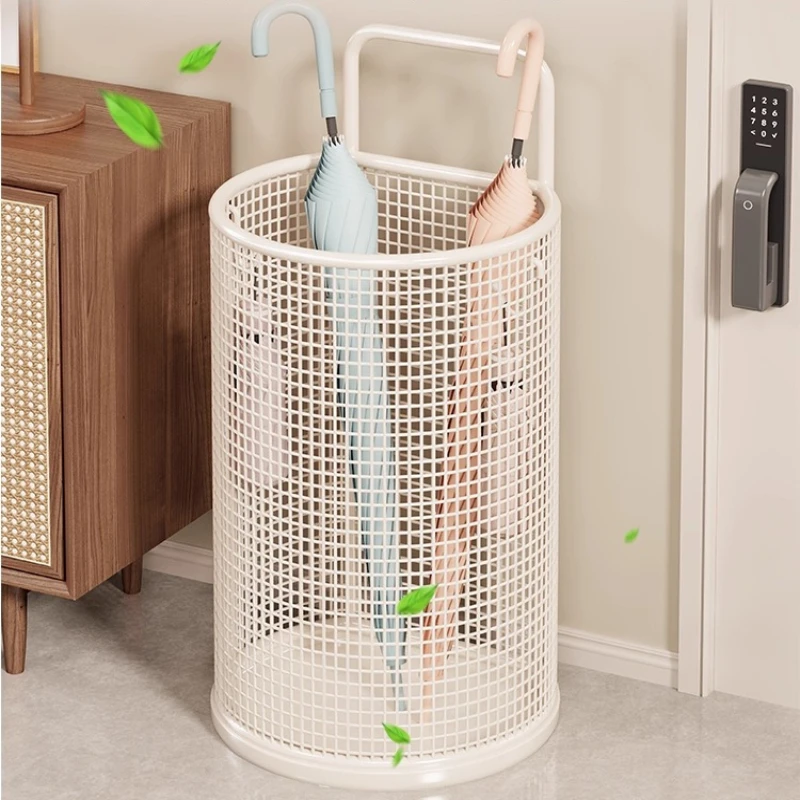 Commercial Large Capacity Umbrella Stand, Heavy-Duty Floor Standing Rack with Drip Tray, for Home Entryway Office Hotel Lobby