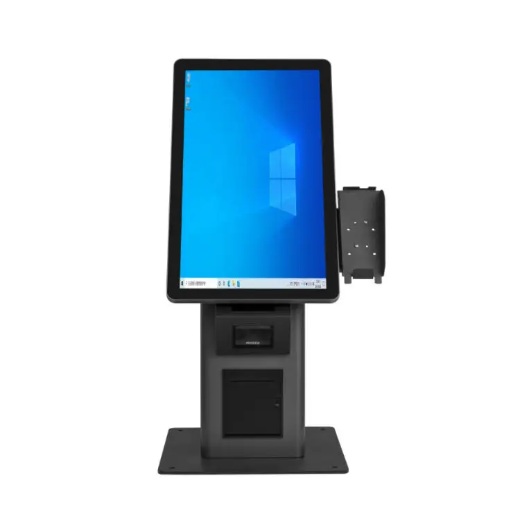 Supermarket Indoor Touch Screen Kiosk with Barcode Reader Self-Service Payment Ordering Terminal SDK Functionality