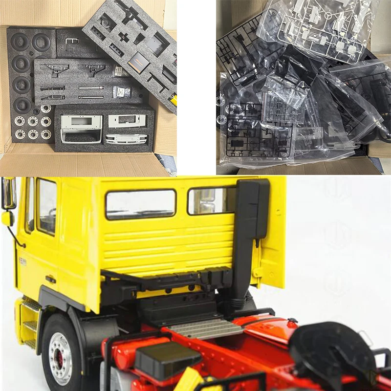 F2000 RC 1/14 tractor model all metal trailer model with differential lock motor for adult RC car model